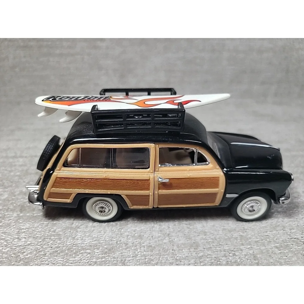 2 - 1949 Ford Woody Wagon Diecast Car 1:38 Scale SS 5737 RonJon Surf Red & Black